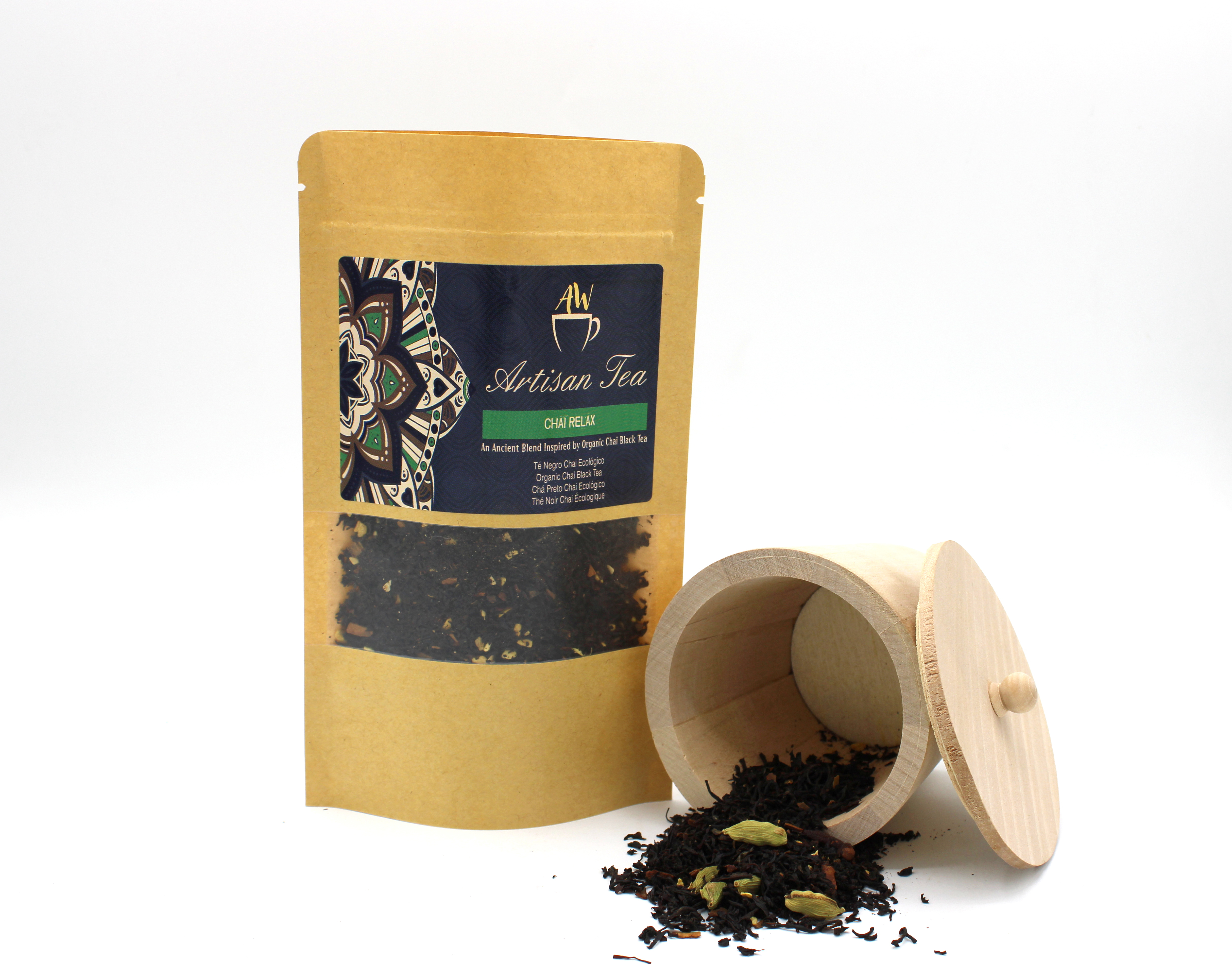 50g de Chá Preto Chai Orgânico (imagem de) 50g de Chá Preto Chai Orgânico