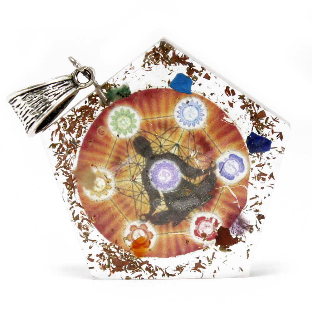 Pingentes De Orgonite - Pentagon Chakra (imagem de) Pingentes De Orgonite - Pentagon Chakra